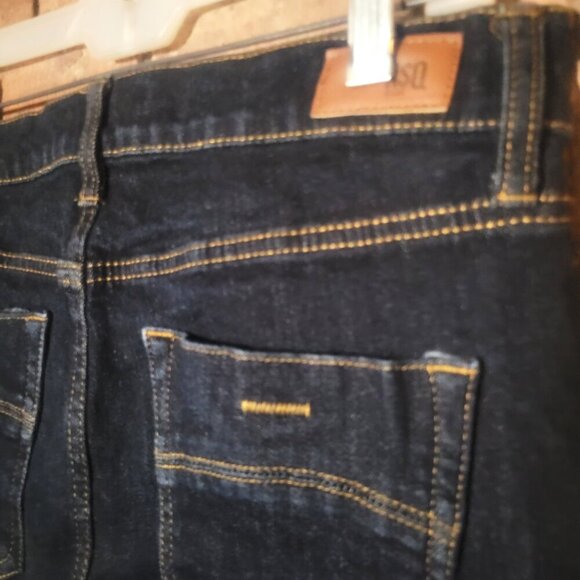 RSQ Seattle Skinny Taper Dark Wash Blue Jeans w/Contrast Stitching - Size 30x30 - Picture 4 of 12